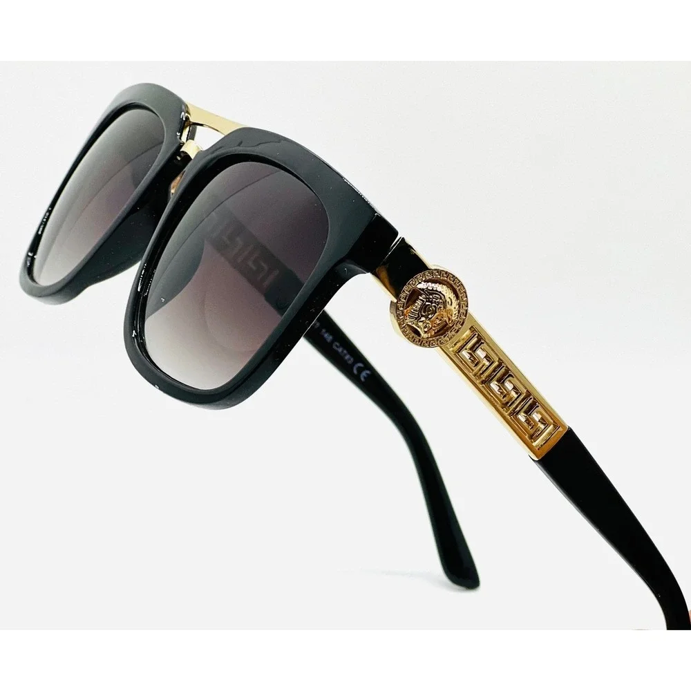 Modern Sunglasses Rectangular Bold Shape Eyewear Eye Glasses Men Male Lentes New